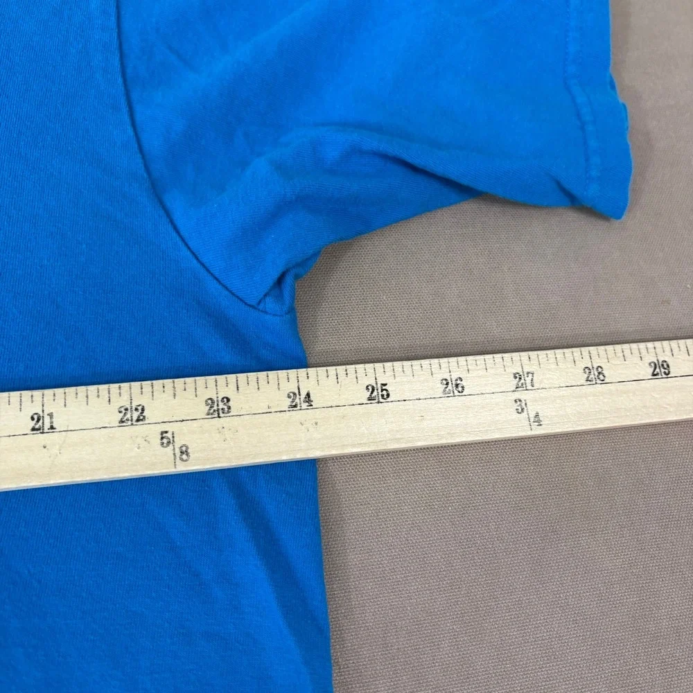 The‎ North Face T-Shirt Mens Large Blue Half Dome Graphic Short Sleeve Cotton